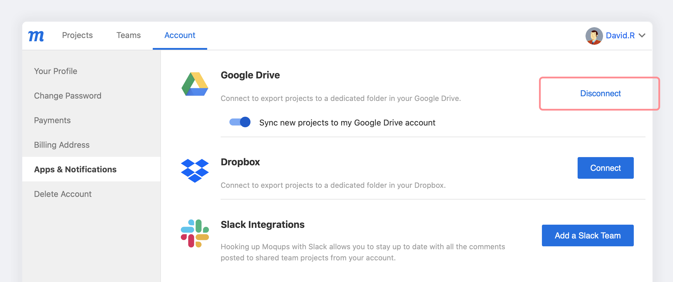 manage google drive stream